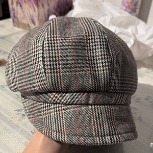 Plaid Newsboy Cap